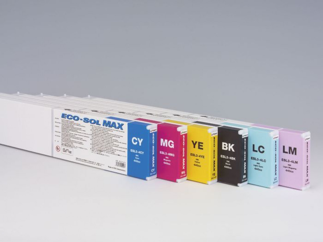 Encre ECO-SOL MAX ESL3 440cc pour traceur d'impression et découpe