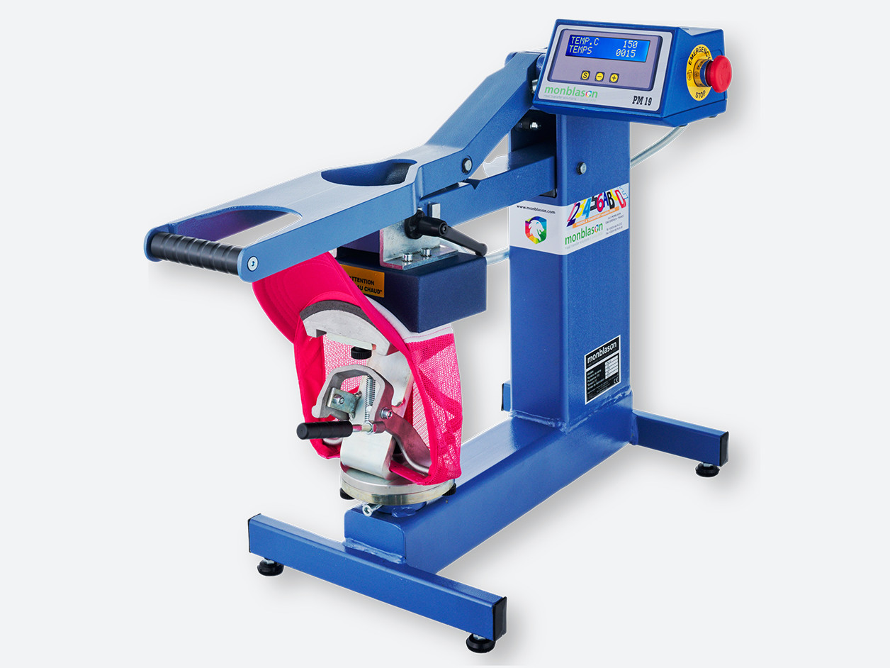 presse manuelle avec casquette