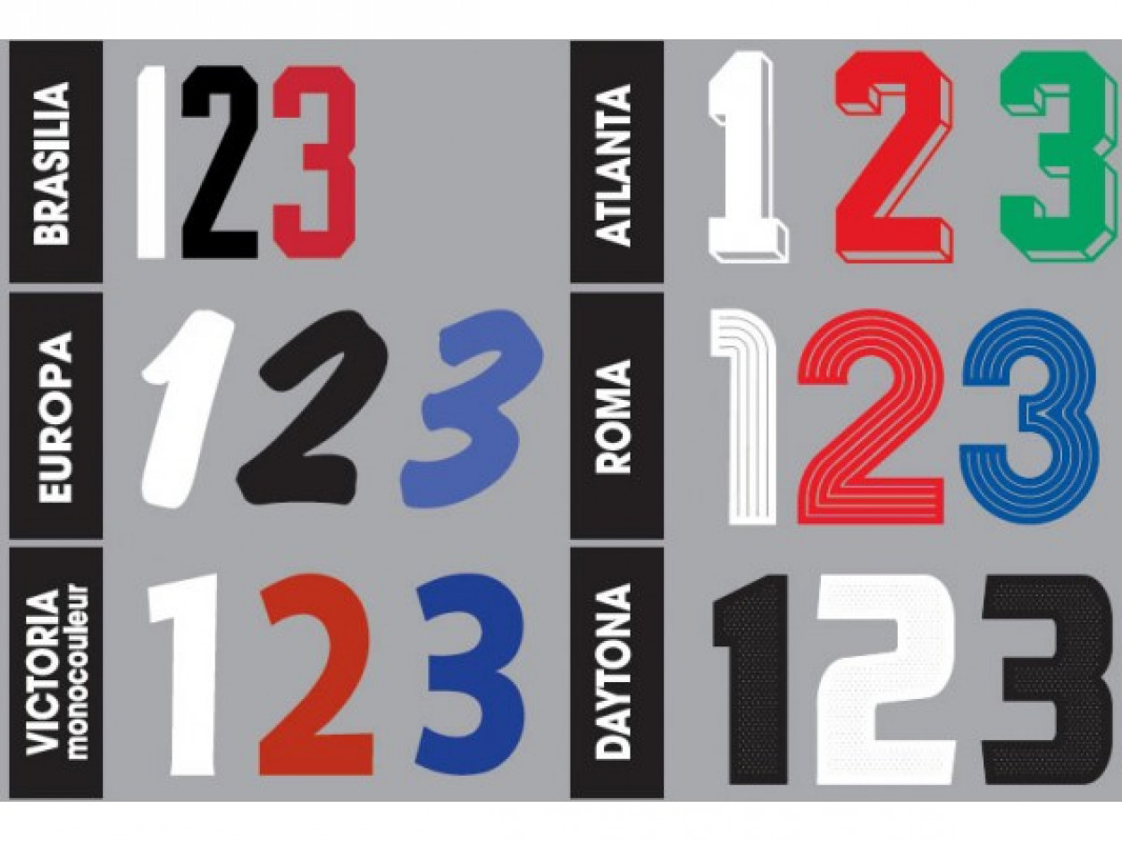 PACK DE 10 LETTRES TINY NYLON