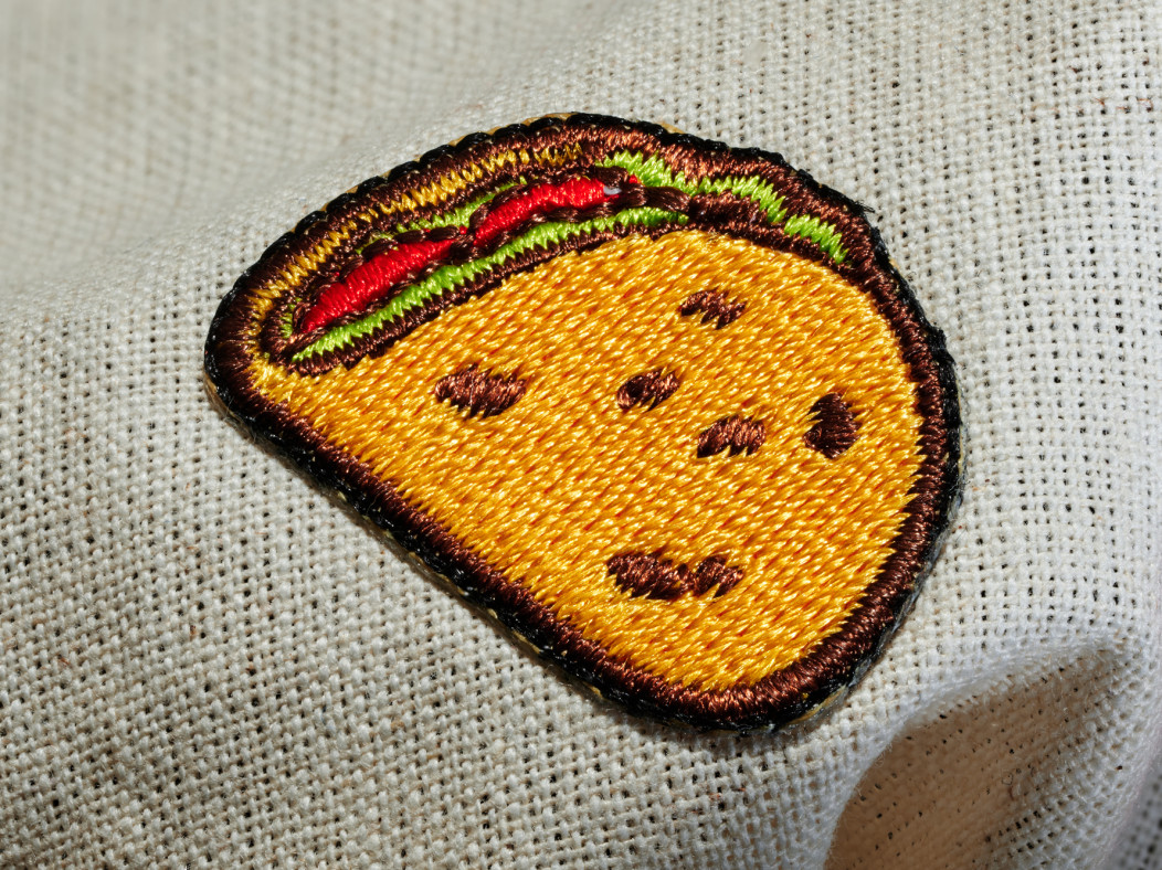 tacos écussons brodé thermo