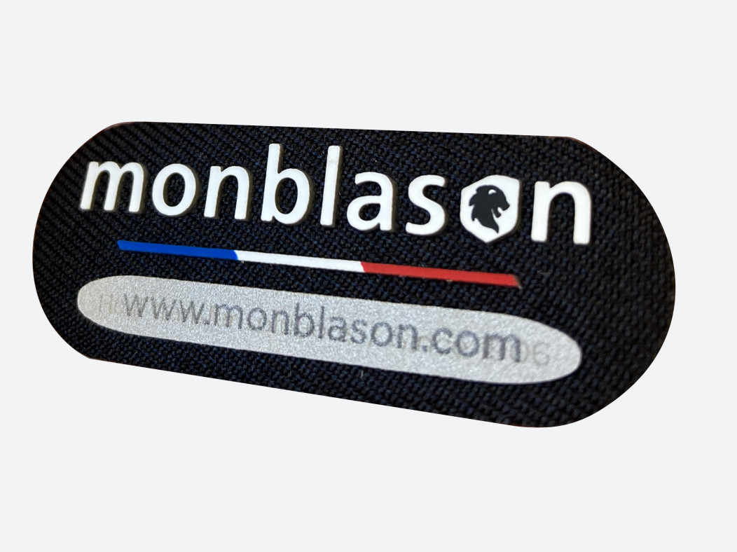 étiquette silicone + effet reflechissant